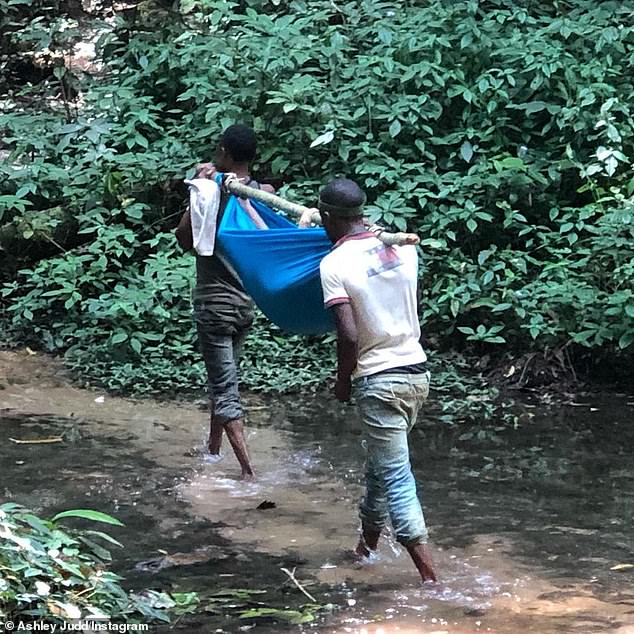 Back in the saddle: The artist then recovered from her injuries and announced that she would return to the Democratic Republic of Congo with a message shared on her Instagram account last January.