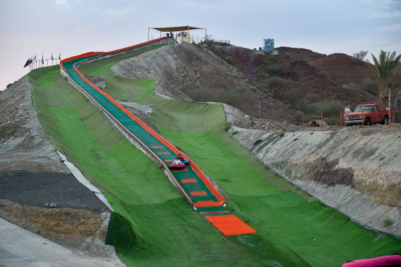 Tubing at Hatta Wadi Hub