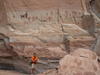 Randy & petroglyphs