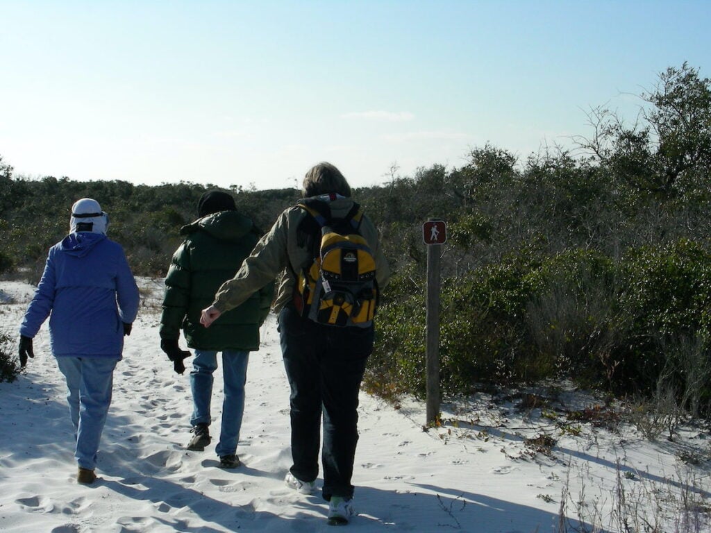 group hikers
